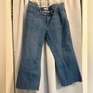 Madewell Mid-rise kick out jeans 32p